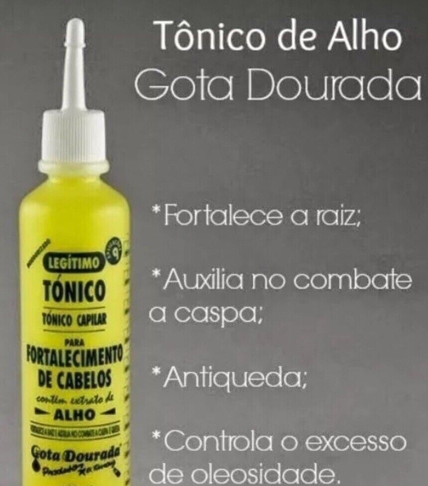 Tonique Fortifiant de Pousse "Alho" Gota Dourada 100ml