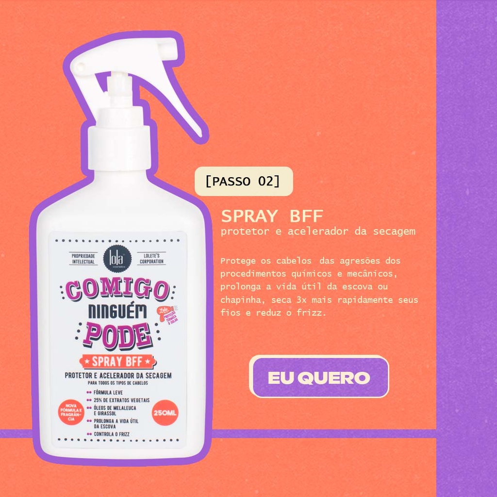 Spray BFF "Comigo Ningém Pode" Lola 250ml