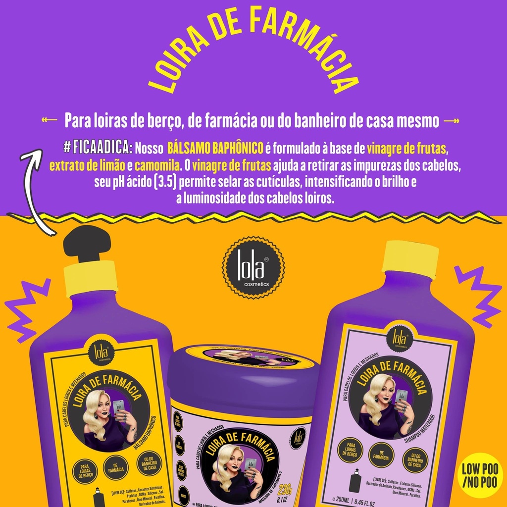 Shampoing Nuanceur "Loira de Farmacia" lola 250ml