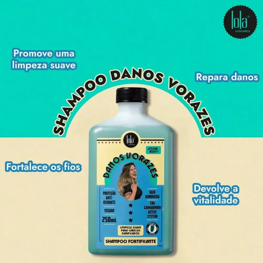 Shampoing Fortifiant "Danos Vorazes" Lola 250ml