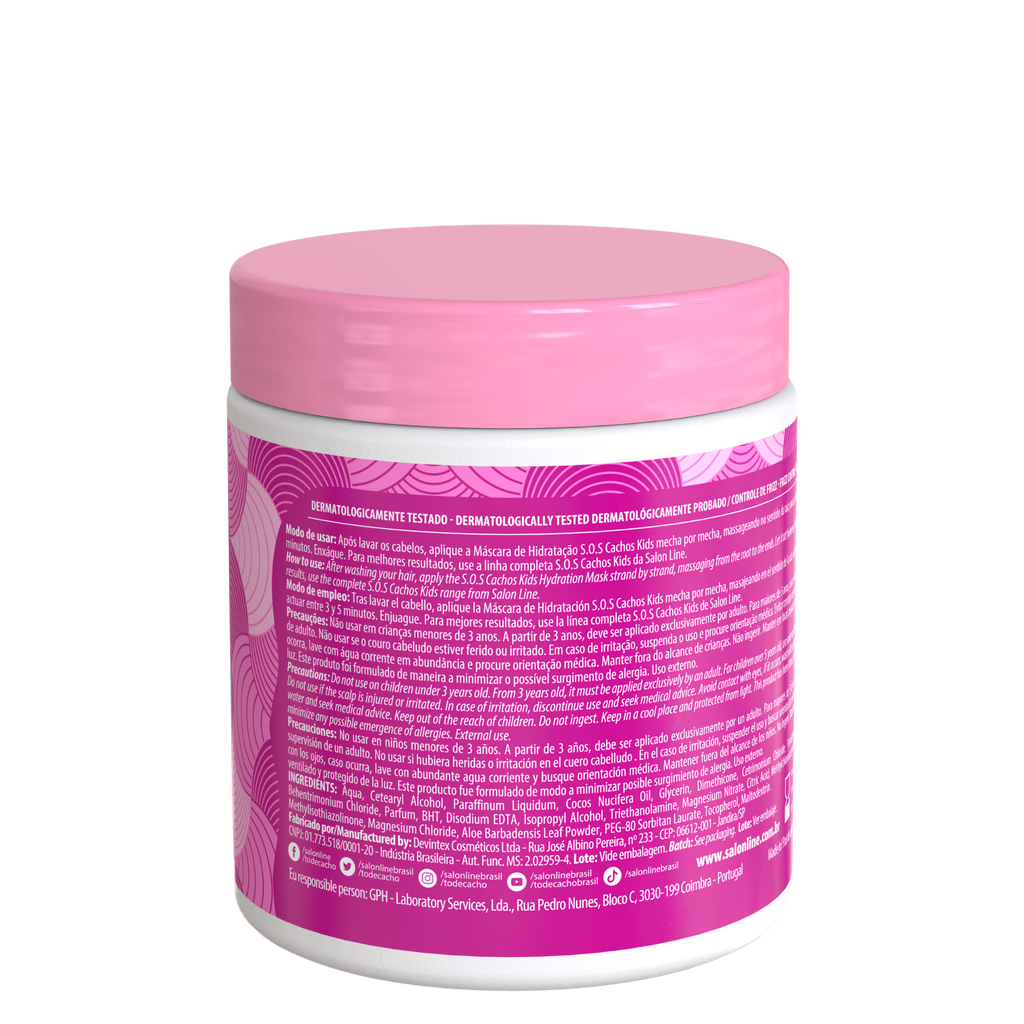 Masque pour Enfants “SOS Cachos - Kids” Salon Line 500g