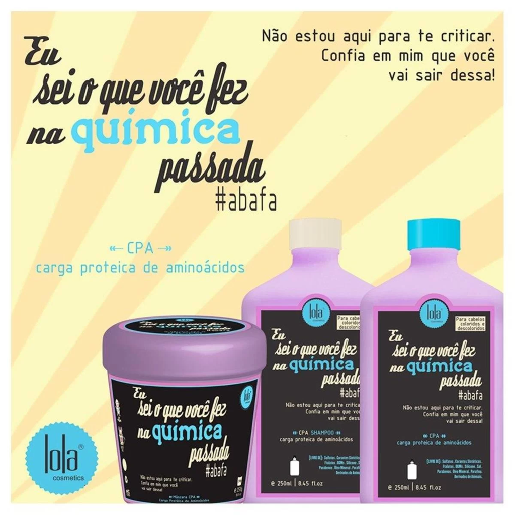 Masque CPA " Eu Sei o Que Você Fez Na Química Passada" Lola 230g