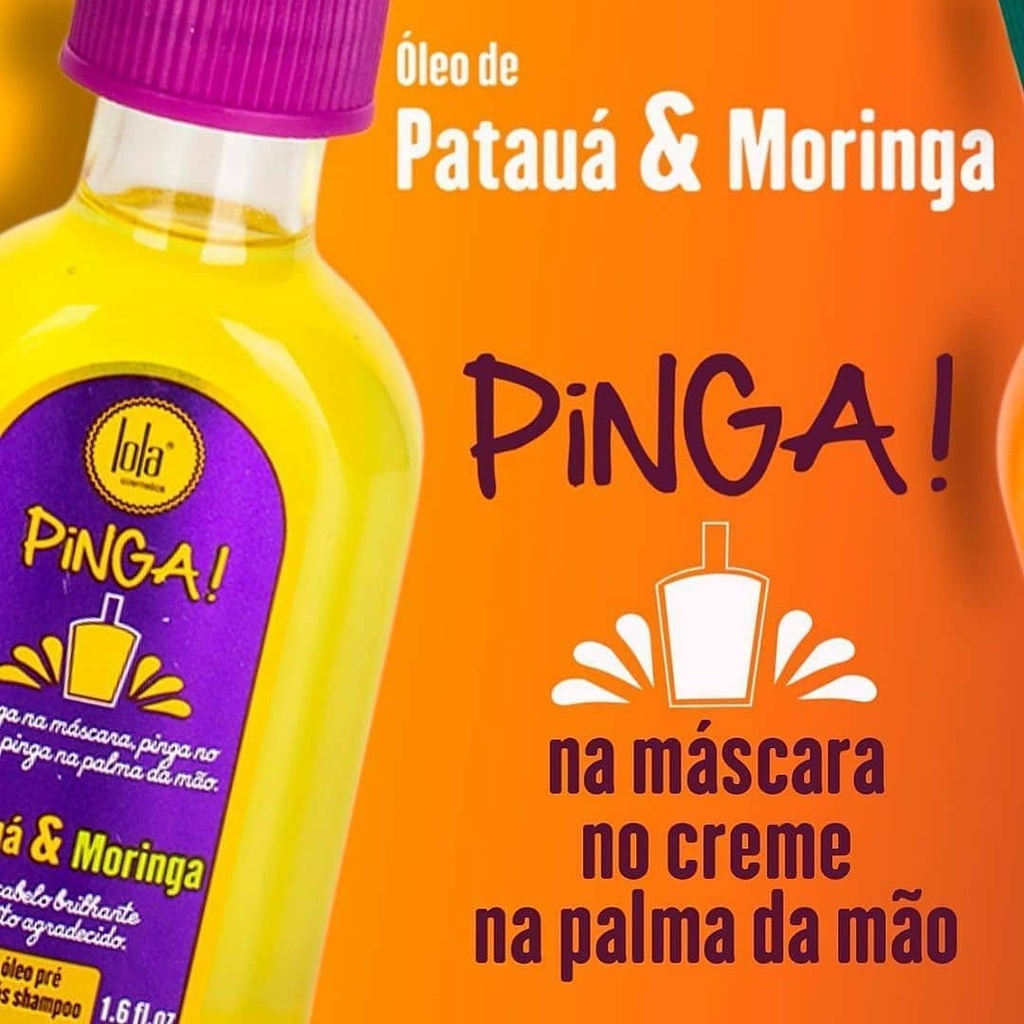 Huile pré & post-Shampoing "Pinga Patuá & Moringa" Lola 50ml