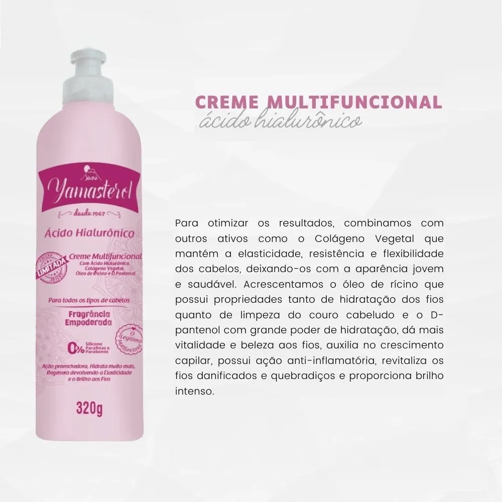 Crème Multifonctions "Acido Hialuronico" Yamasterol 320gr