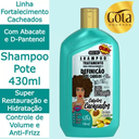 Shampoing "Fortalecimento Cacheados" Gota Dourada 430ml