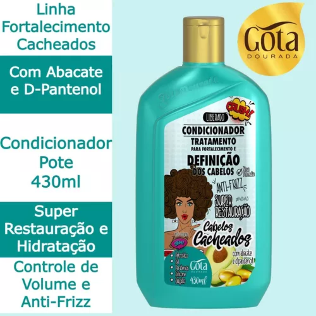 Conditionneur "Definição dos Cachos" Gota Dourada 320ml