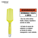 Brosse démêlante et de finition Easy Clean Vertix Professionnelle