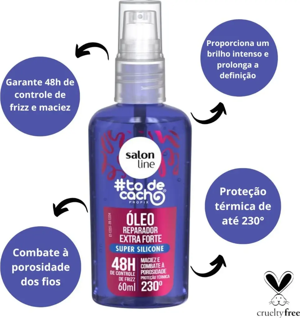 Óleo Capilar Protetor Extra Forte - #To de Cacho Profix - Salon Line