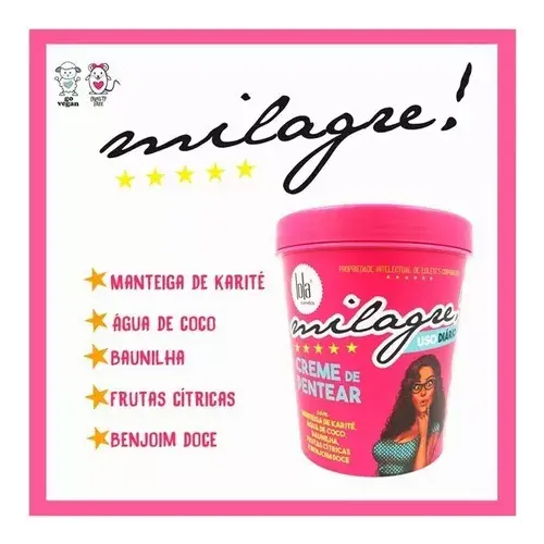 lola milagre creme de pentear 450g