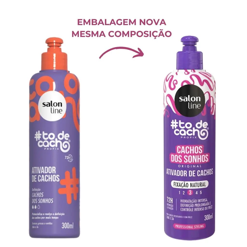 Creme Ativador - Cacho dos Sonhos - Salon Line