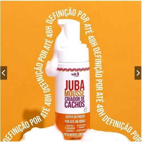 Juba Mousse Criadora de Cachos - Widi Care