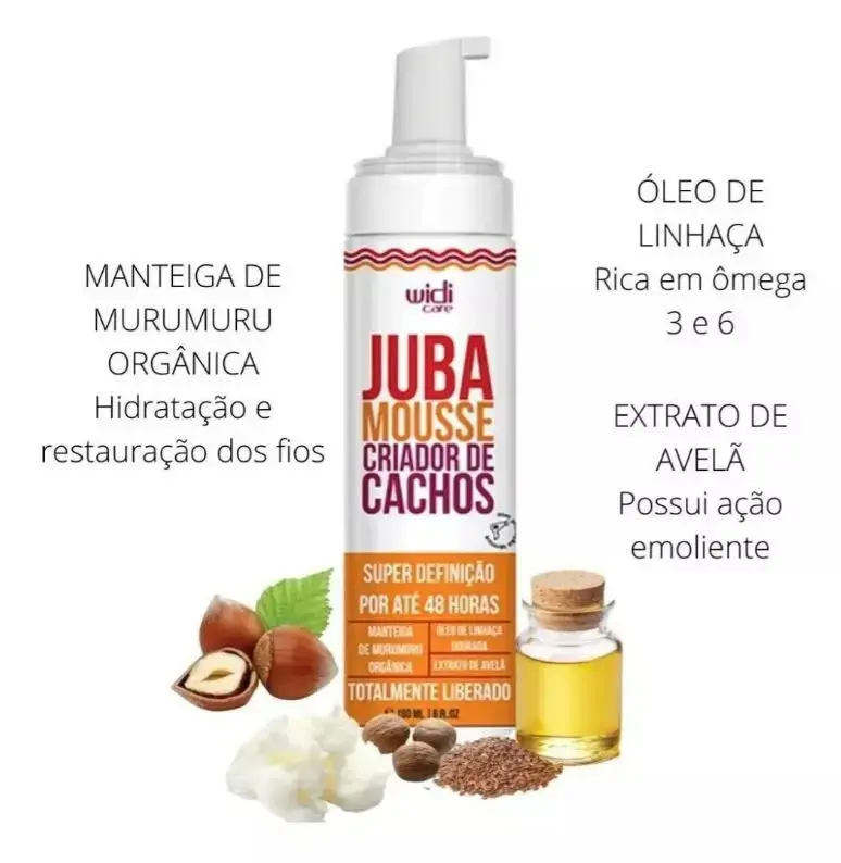 Juba Mousse Criadora de Cachos - Widi Care