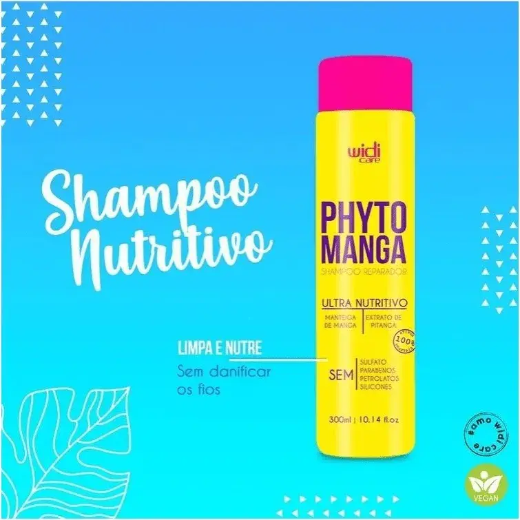 Shampoing Nutritif Réparateur - Phyto Manga - Widi Care