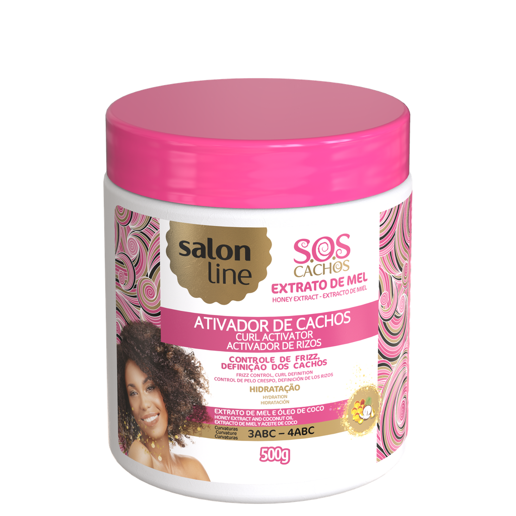 Crème Coiffante Activateur “Mel - SOS Cachos Intensos ” Salon Line 0.5kg