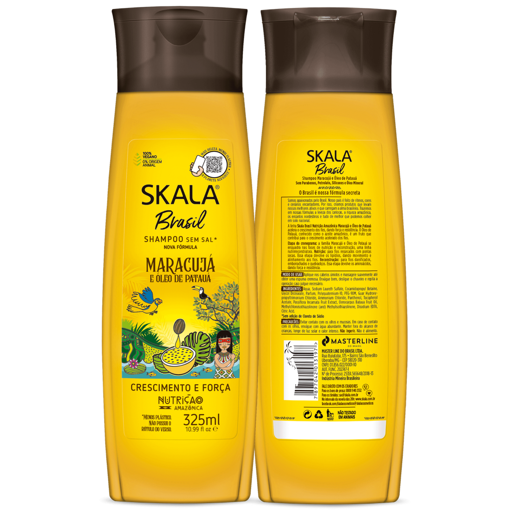 Shampoing “Maracuja e Oleo de Pataua” Skala 325ml