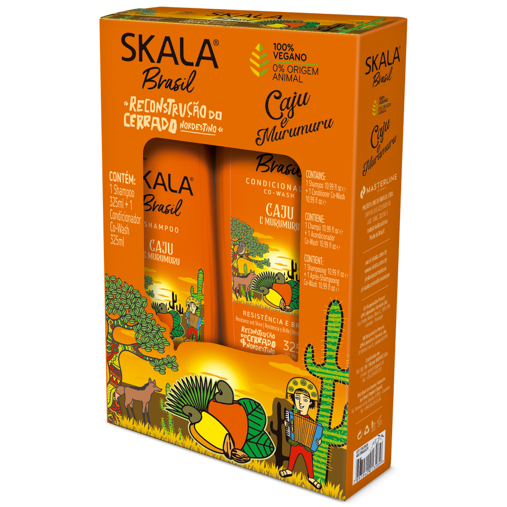 Kit Champô + Condicionador "Caju Murumuru” Skala 650ml