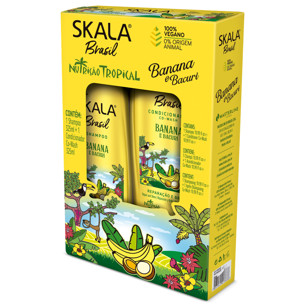 Kit shampoing + Conditionneur "Banana Bacuri” Skala 650ml