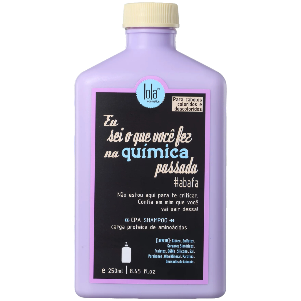 Shampoing CPA " Eu Sei o Que Você Fez Na Química Passada" Lola 250ml