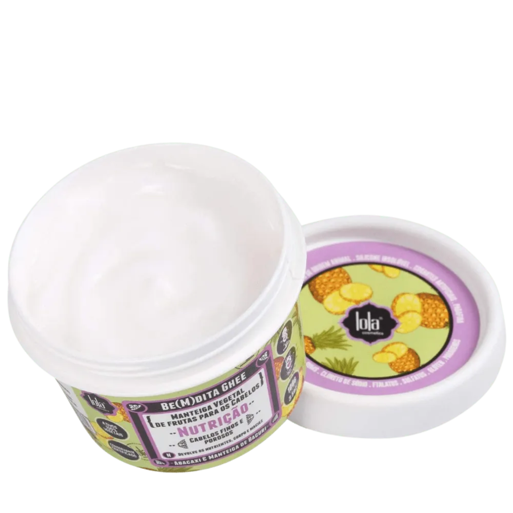 Masque Nourrissant "Be(M)dita Ghee Nutrição, Abacaxi e Manteiga de Bacuri" Lola 100g