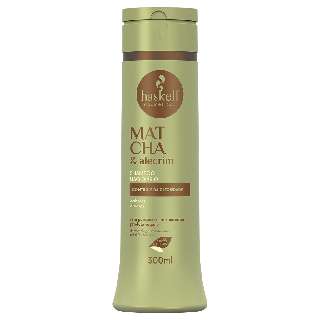 Shampoing "Matcha e Alecrim" Haskell 300ml