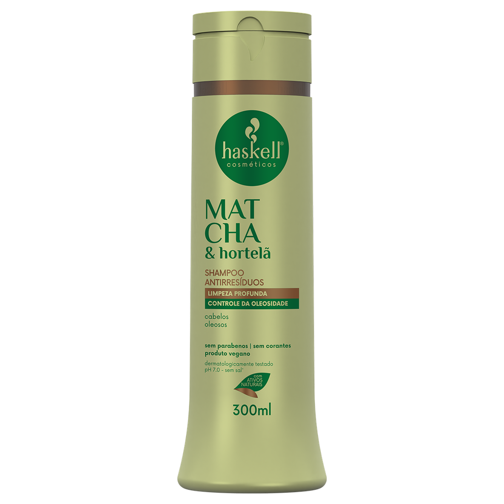 Champô purificante "Matcha e Hortelã" Haskell 300ml