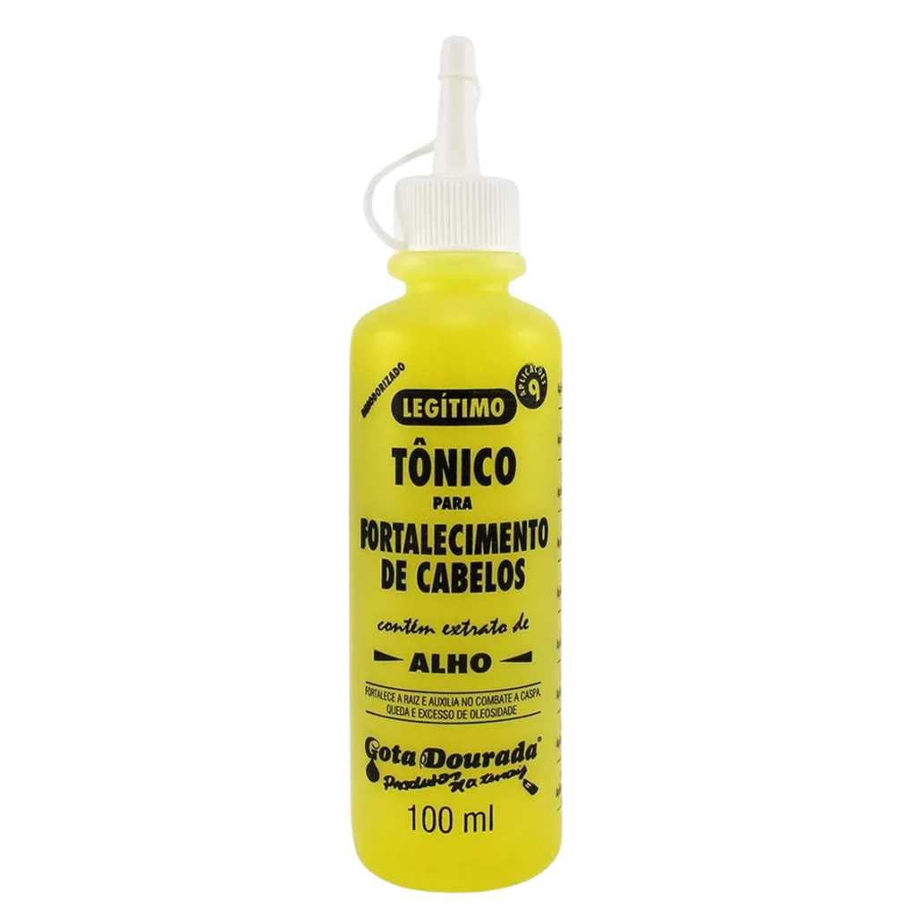 Tónico Fortificante de Crescimento "Alho" Gota Dourada 100ml