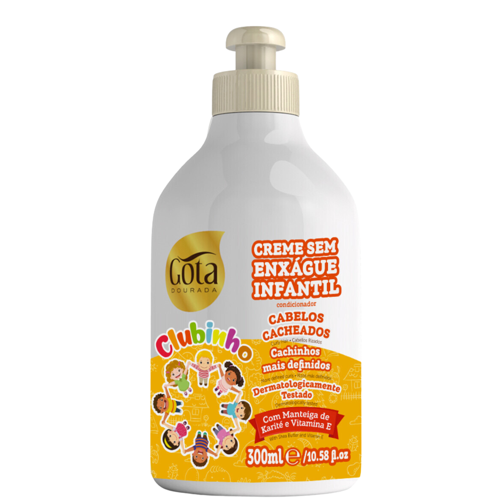 Creme de Pentear "Clubinho" Gota Dourada 300ml