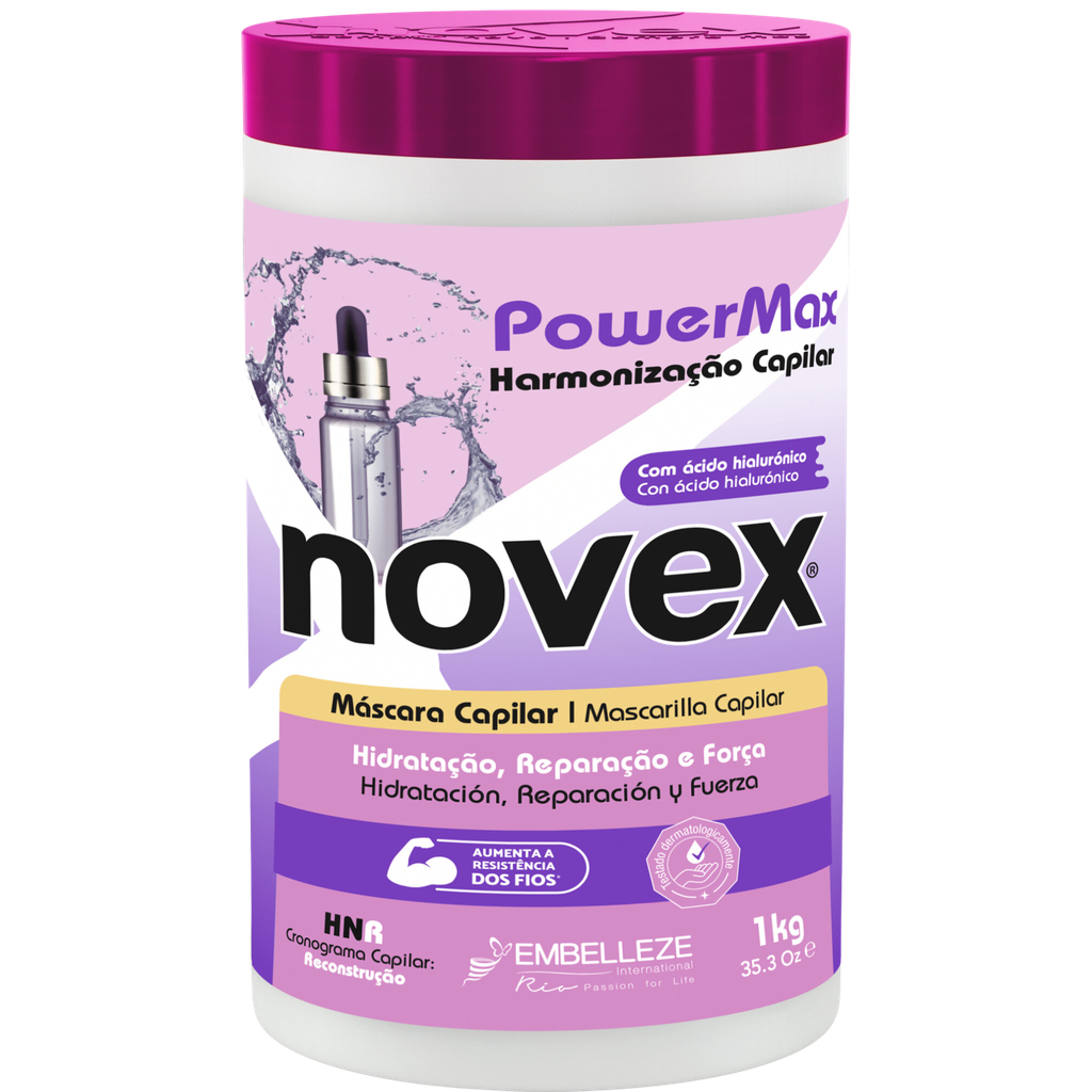 Máscara Fortificante "Power Max Harmonização Capilar" Novex 1kg