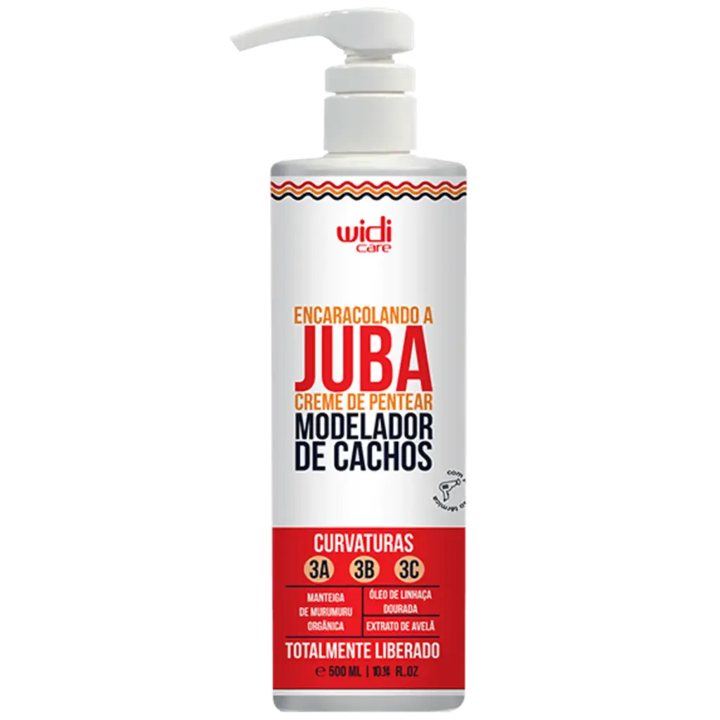 Creme de Pentear Modelador de Cachos - Encaracolando a Juba - Widi Care 500ml