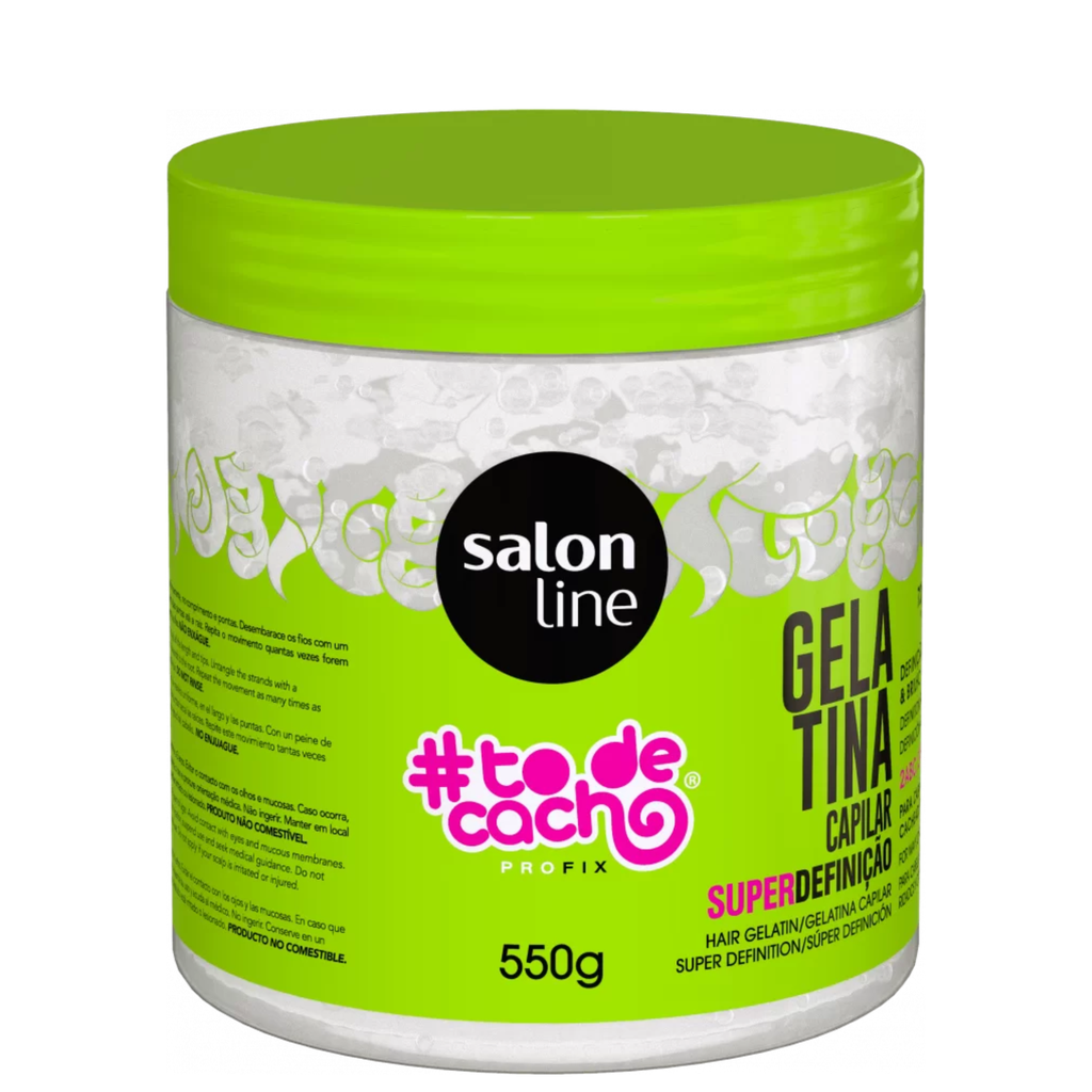 Gelatina "#ToDeCacho Super Definição" Salon Line 550g