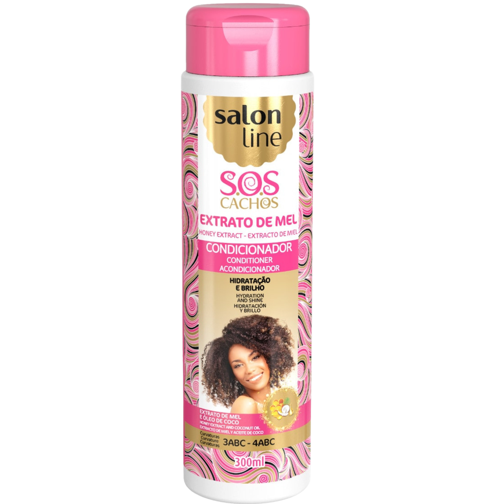 Condicionador - Mel - SOS Cachos Intensos Mel - Salon Line 300ml