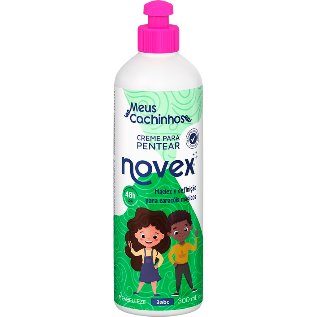 Creme de Pentear para cabelo cacheado infantil - Meus Cachinhos - Novex 300ml