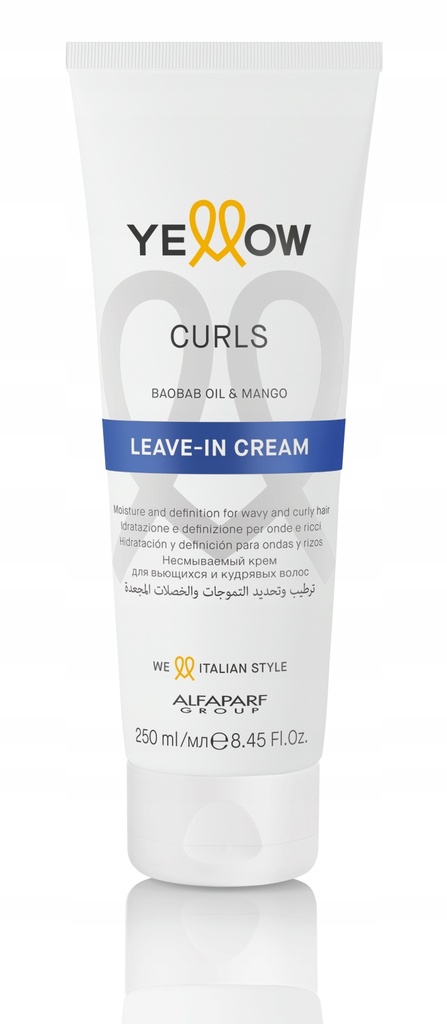 Crème Coiffante - Curls Baobab Oil & Mango - Yellow 250ml