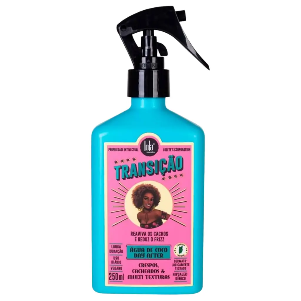 Spray Reavivador de Cachos - Água de Coco - Transição -  Lola 250ml