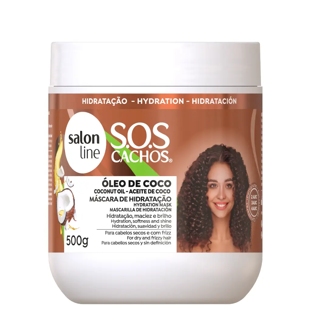 Máscara Hidratante - SOS Cachos Coco - Salon Line - 300ml