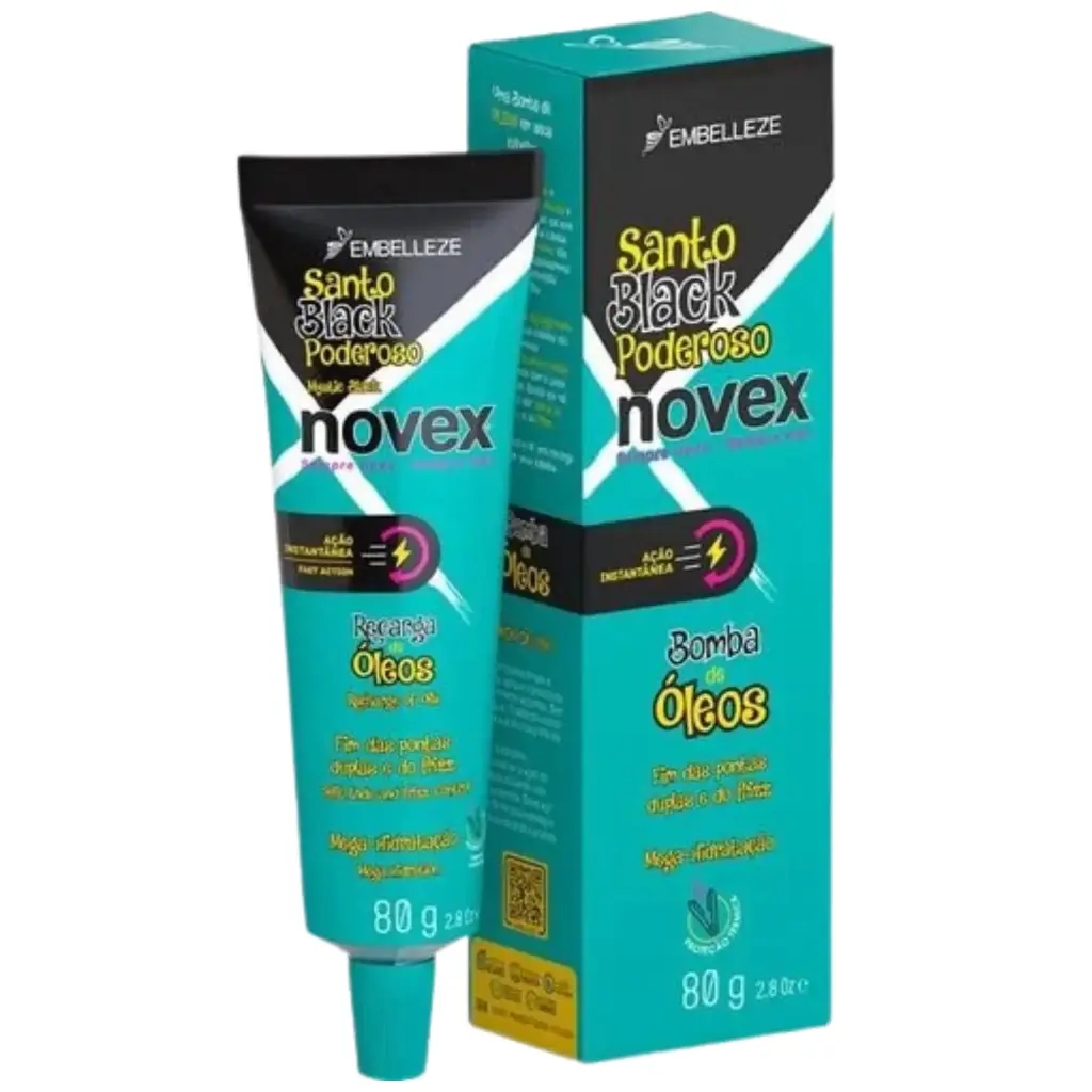 Carga de Óleos - Santo Black Poderoso - Novex 80g