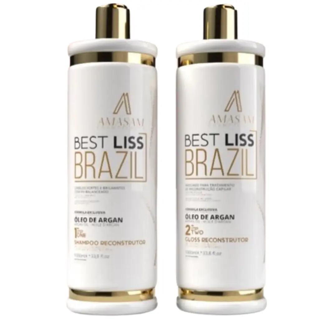 Selagem - Best Liss Dubai Gloss Reconstructor - MA Cosméticos  1L +1L