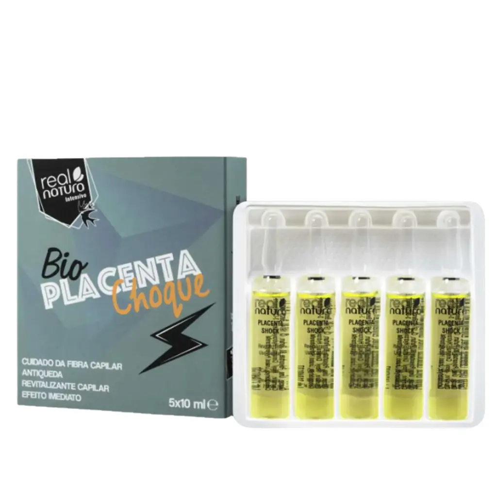 Tonic Revitalisant Anti-Chute - Bio Placenta Choque - Real Natura 5x10ml