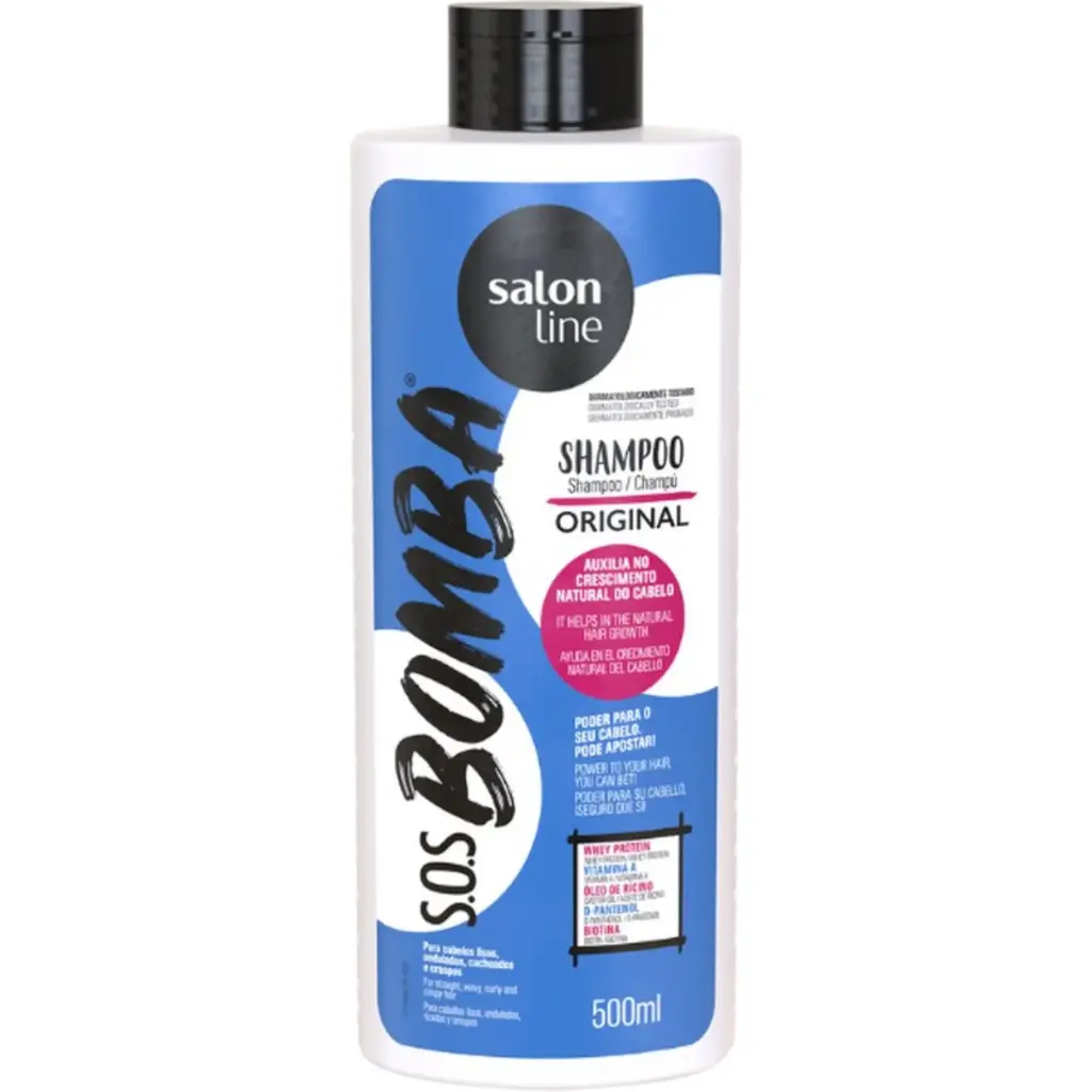 Shampooing Vitaminé - SOS Bomba Original - Salon Line 500ml