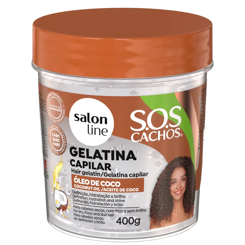 Gelée Hydratants - SOS Cachos Coco - Salon Line - 400g