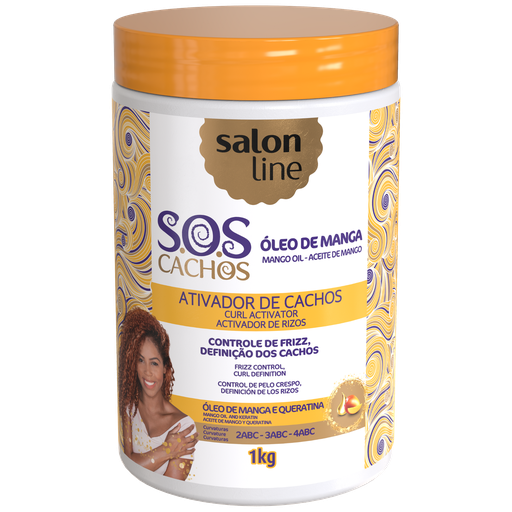 [7898623959927] Crème Coiffante Activateur “SOS - Oleo de Manga” Salon Line 1kg