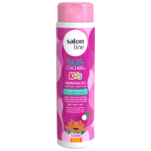 [7908458317790] Condicionador “SOS Cachos - Kids” Salon Line 300ml