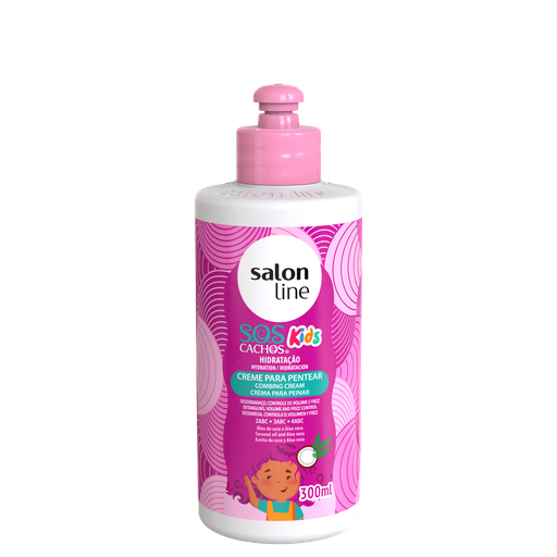 [7908458317806] Crème Coiffante pour Enfants “SOS Cachos - Kids ” Salon Line 300ml