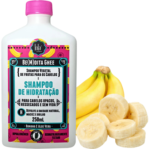 [17899572810847] Champô Hidratante"Be(M)dita Ghee Hidratação Banana e AloeVera" Lola 250ml