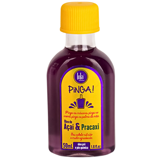 [7899572810192] Huile pré & post-chimique "Pinga Açaí & Pracaxi" Lola 50ml