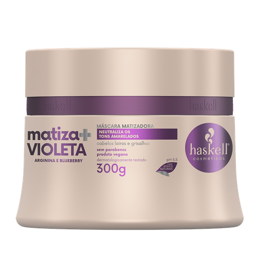 [7898610376300] Masque déjaunissant "Matiza + Violeta" Haskell 300g