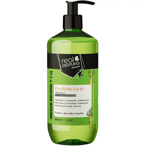 [5600493401978] Shampooing Pro-Keda Forte - Bambou et Kératine Végétale - Anti-Chute et Pousse. Cheveux Fins' Real Natura 500ml