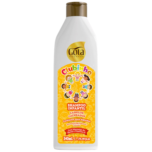 [7897158700127] Shampoing "Clubinho" Gota Dourada 340ml