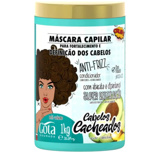 [7897158719167] Masque "Fortalecimento dos Cachos" Gota Dourada 1kg