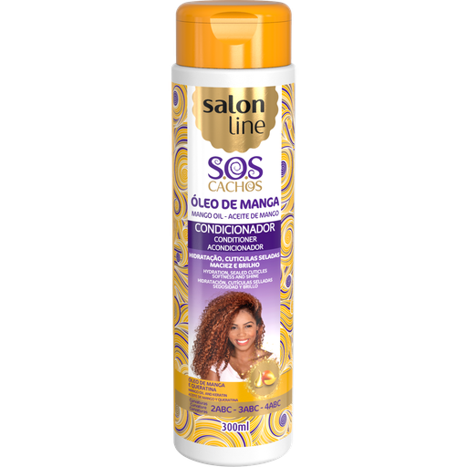 [7898623959897] Conditionneur Hydratant - SOS Cachos Óleo de Manga - Salon Line 300ml